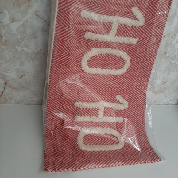 West Elm Ho Ho Ho Lumbar Pillow Cover - Picture 4 of 16